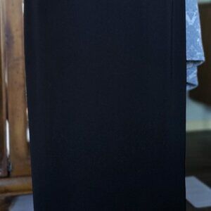 Long Black Pencil Skirt